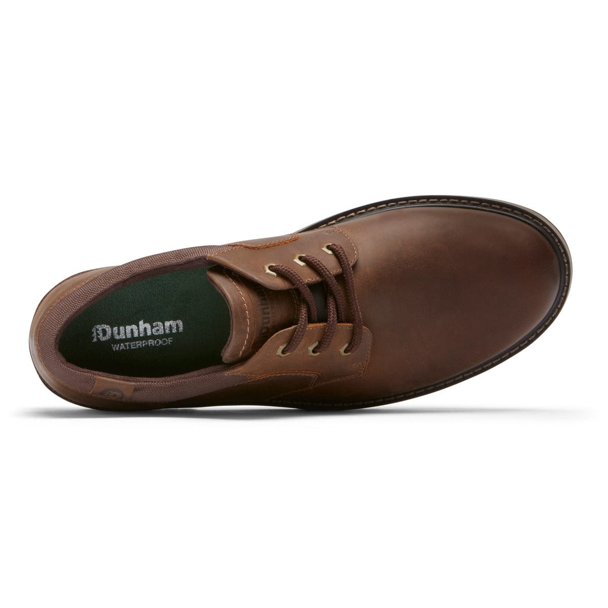 Bryne Plain Toe Oxford Shoes for Men - Classic Business Formal Dress Shoes - Comfortable Leather Oxfords for Office, Wedding & Professional Occasions