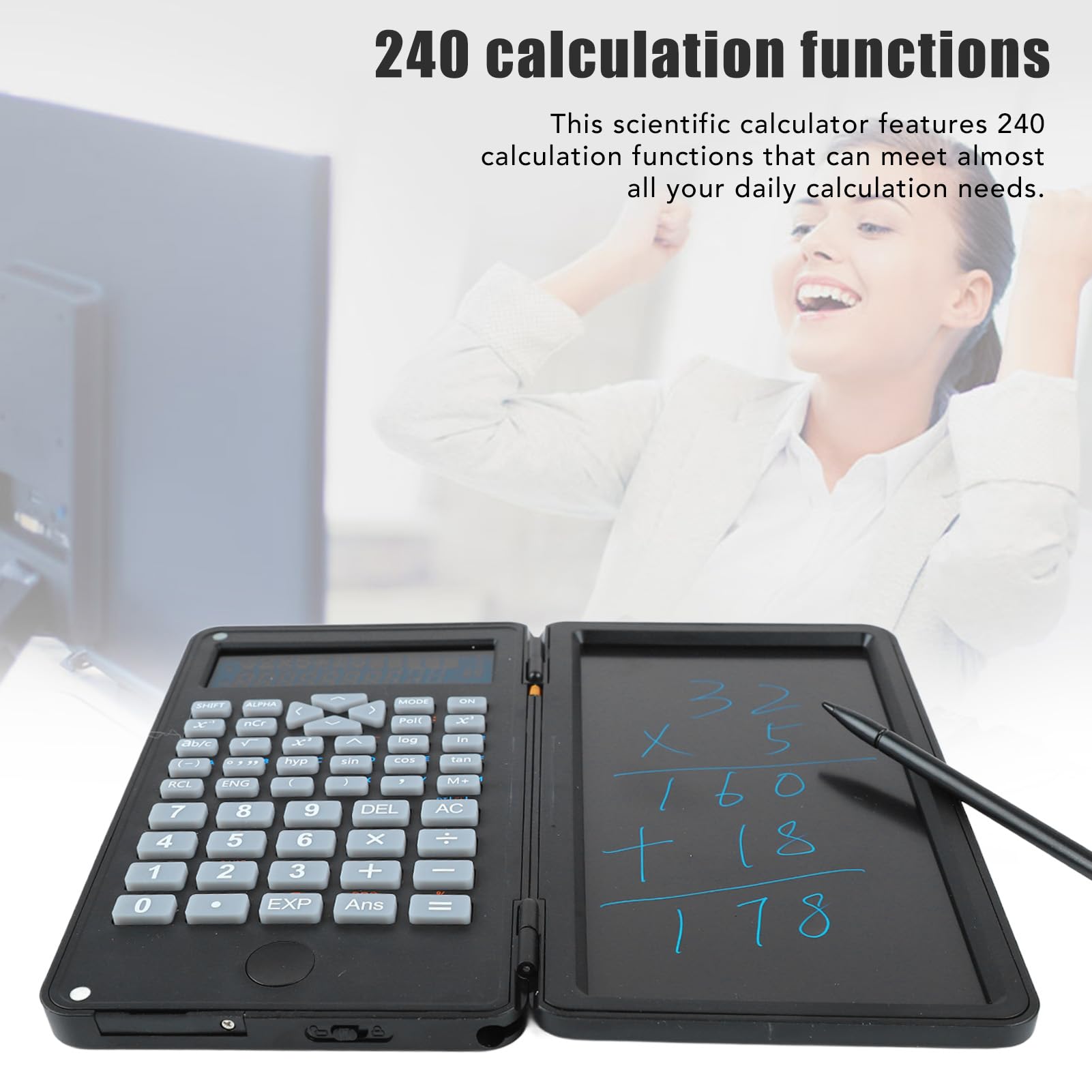 Professional Scientific Calculator - Multifunctional 2-Line Display for Students, Engineers & Office Use | Perfect for Math, Science & Business Calculations