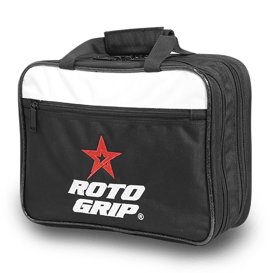 Roto Grip MVP+ Bowling Ball Accessory Case - Black/White - Perfect for Bowling Tournaments & League Play