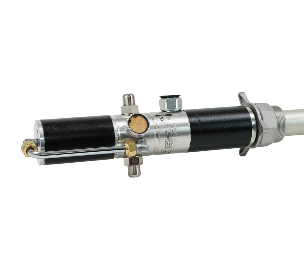 Mytee 1:1 Ratio Air Operated Oil Transfer Pump for 55 Gallon (205L) Drums - 40LPM (10.58GPM) Double Action SA80 Oil Pump - Ideal for Industrial Lubricant Transfer, Automotive Workshops & Drum Storage Facilities