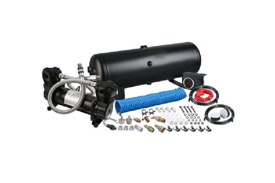 Bulldog Winch On Board Air Compressor Kit 145 PSI - Heavy Duty Off-Road Vehicle Recovery & Tire Inflation for Trucks, Jeeps, and SUVs