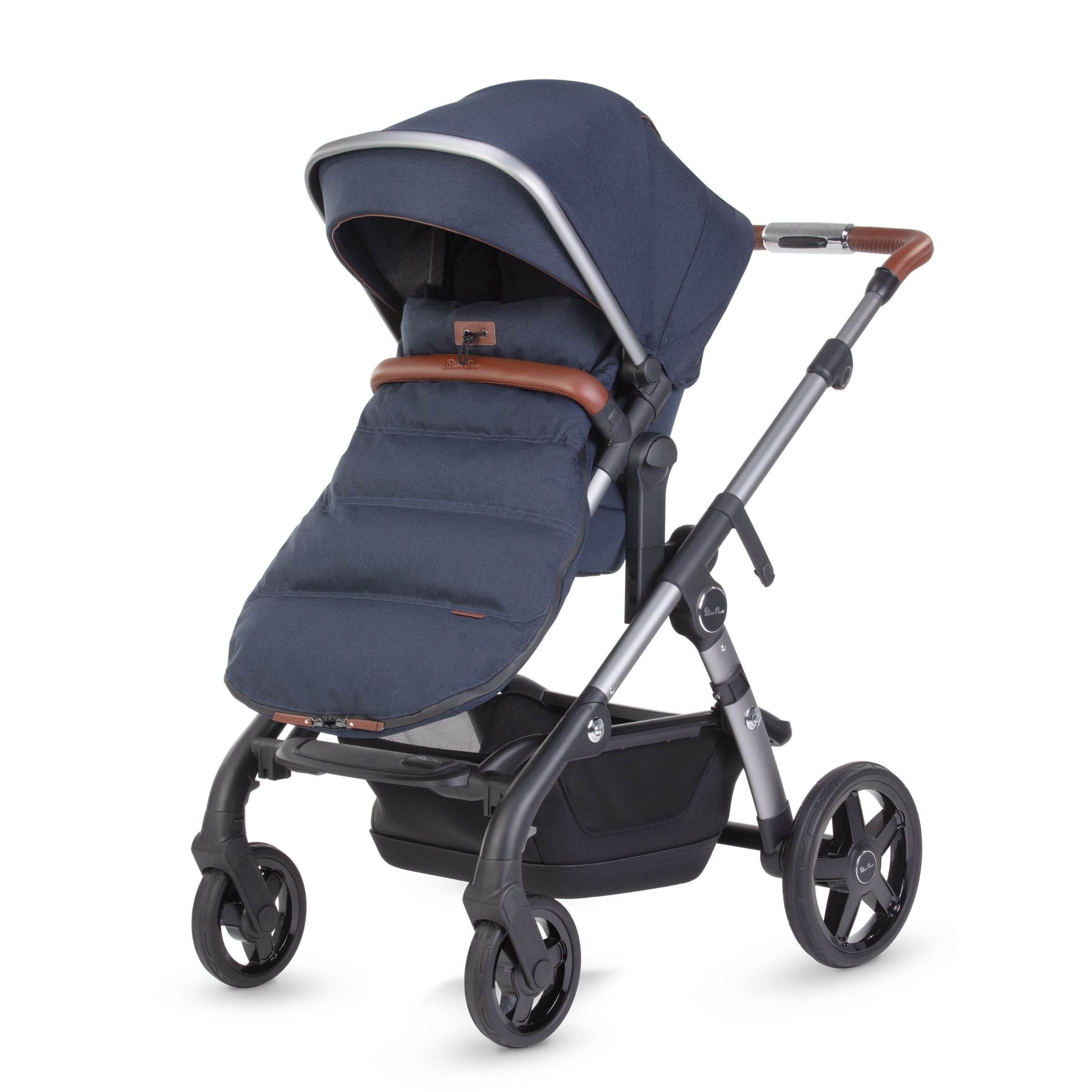 Silver Cross Wave 2022 Stroller Footmuff - Soft & Warm Baby Stroller Accessory for Winter - Perfect for Outdoor Walks, Shopping Trips & Park Visits
