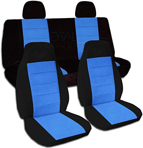 Black and Light Blue