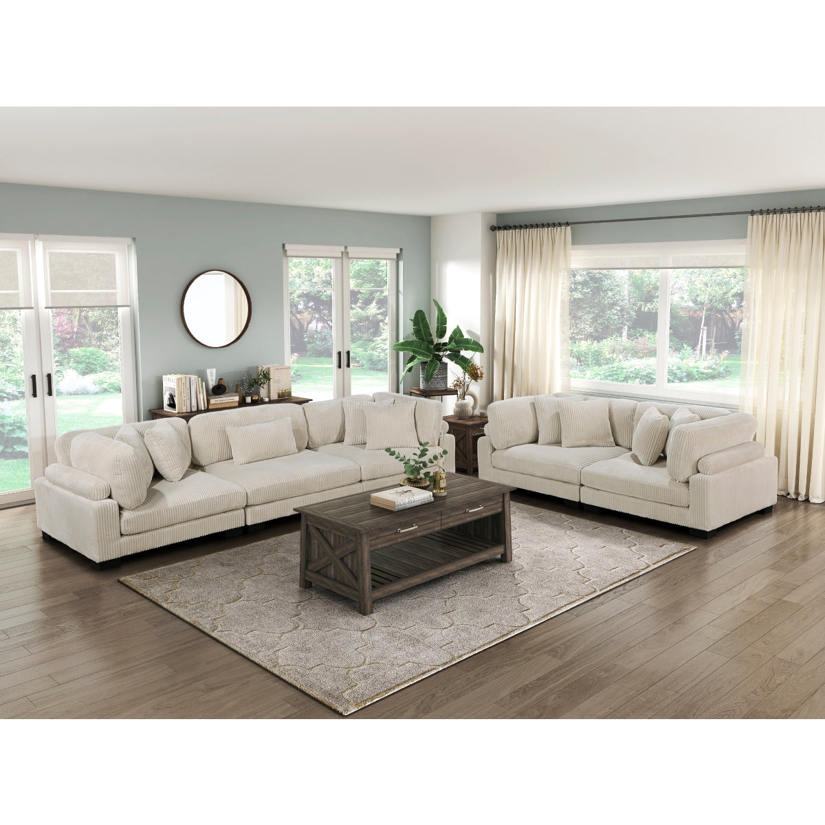 Beige Corduroy Armless Chair with Adjustable Backrest & Lumbar Support Pillow - Perfect for Home Office, Reading Nook, or Small Space Living