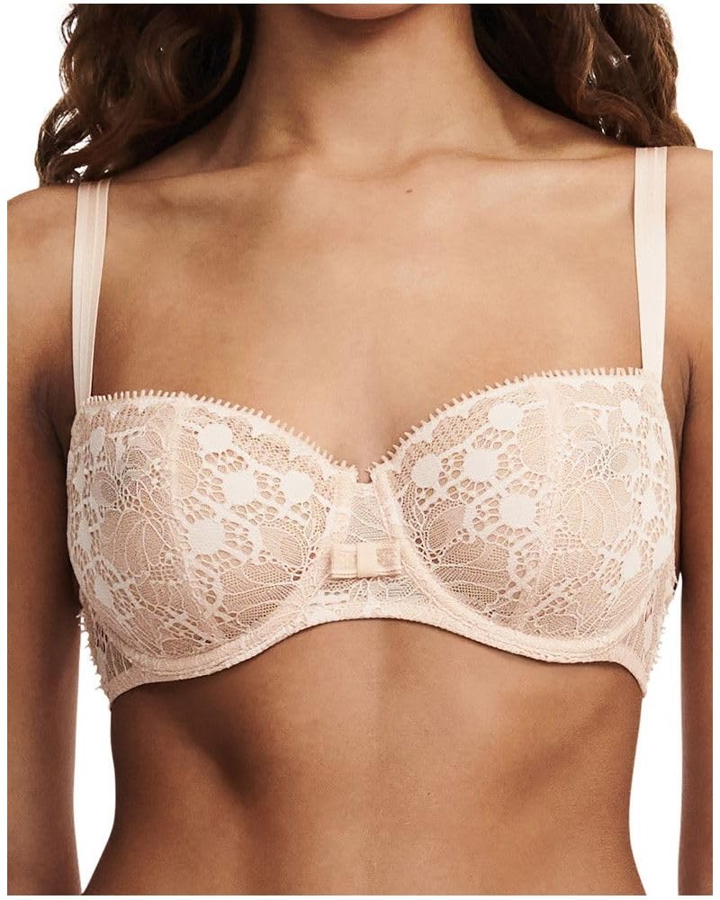 Chantelle Women's Day to Night Lace Unlined Demi Bra - Comfortable Seamless Underwire Bra for Everyday Wear, Work & Special Occasions