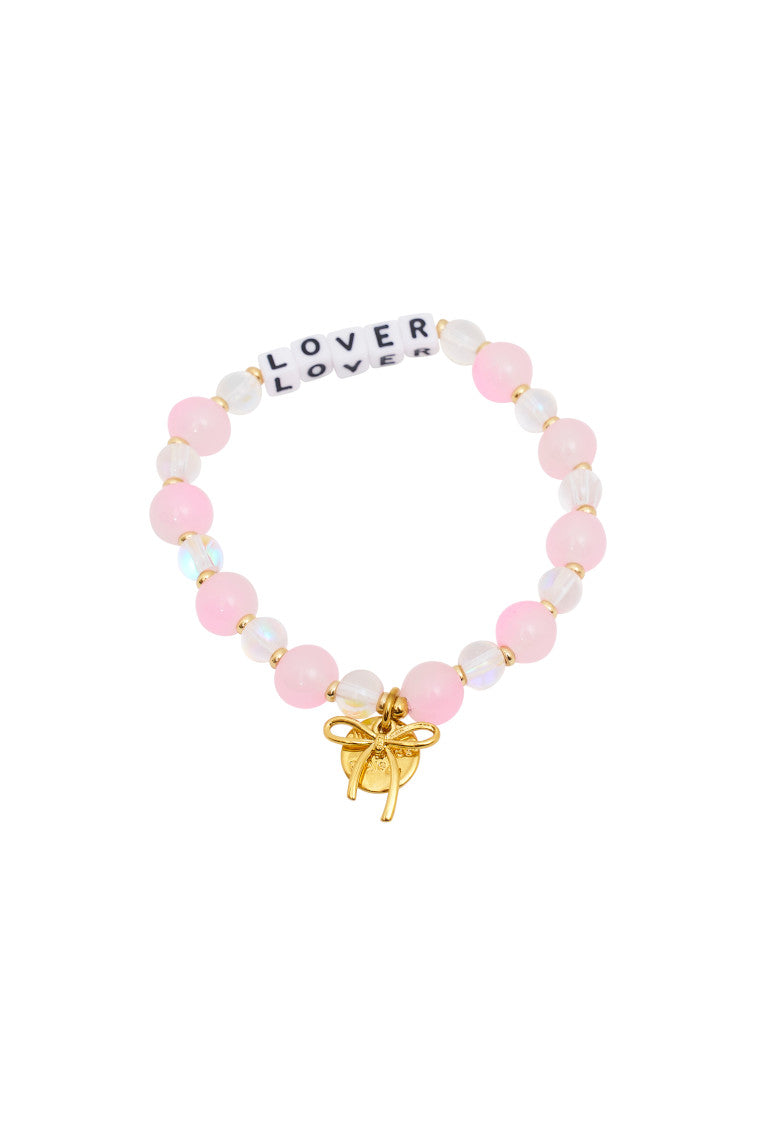 Little Words Project Lover Bracelet - Handmade Beaded Friendship Bracelet for Women, Couples & Best Friends | Meaningful Gift for Valentine's Day, Anniversary & Special Occasions | Wear Daily as a Symbol of Love & Connection