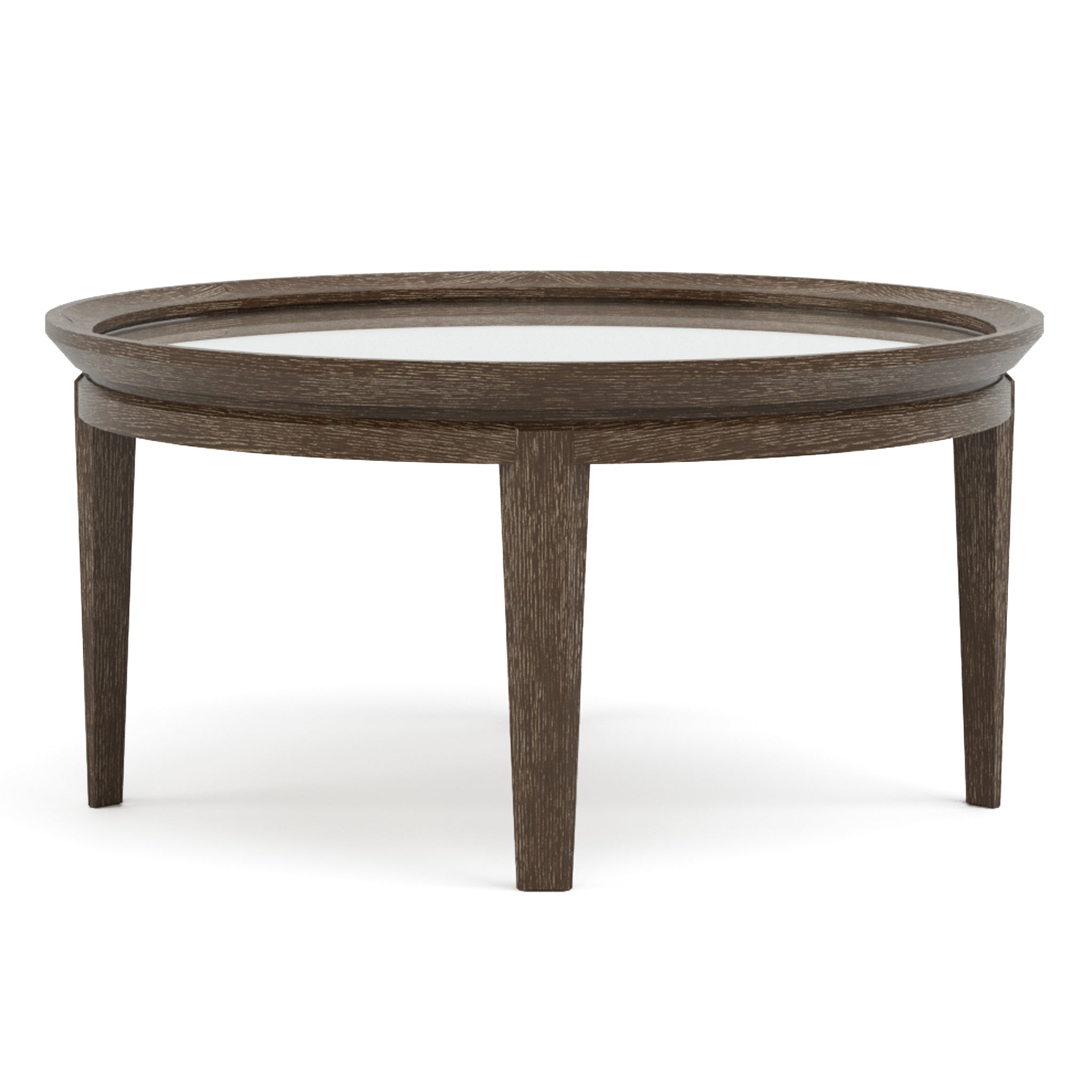 36 Inch Round Cocktail Table with Woven Jute Top - Modern Rattan Coffee Table for Patio, Living Room & Outdoor Use - Stylish Side Table for Drinks & Decor