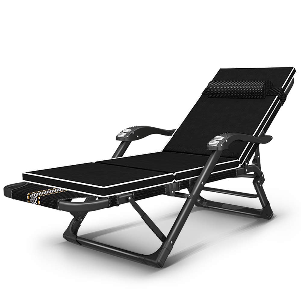 Premium Adjustable Reclining Patio Lounge Chair - Heavy Duty 440lbs Capacity Folding Textilene Chaise for Outdoor, Beach & Pool - Perfect for Sunbathing, Camping & Backyard Relaxation