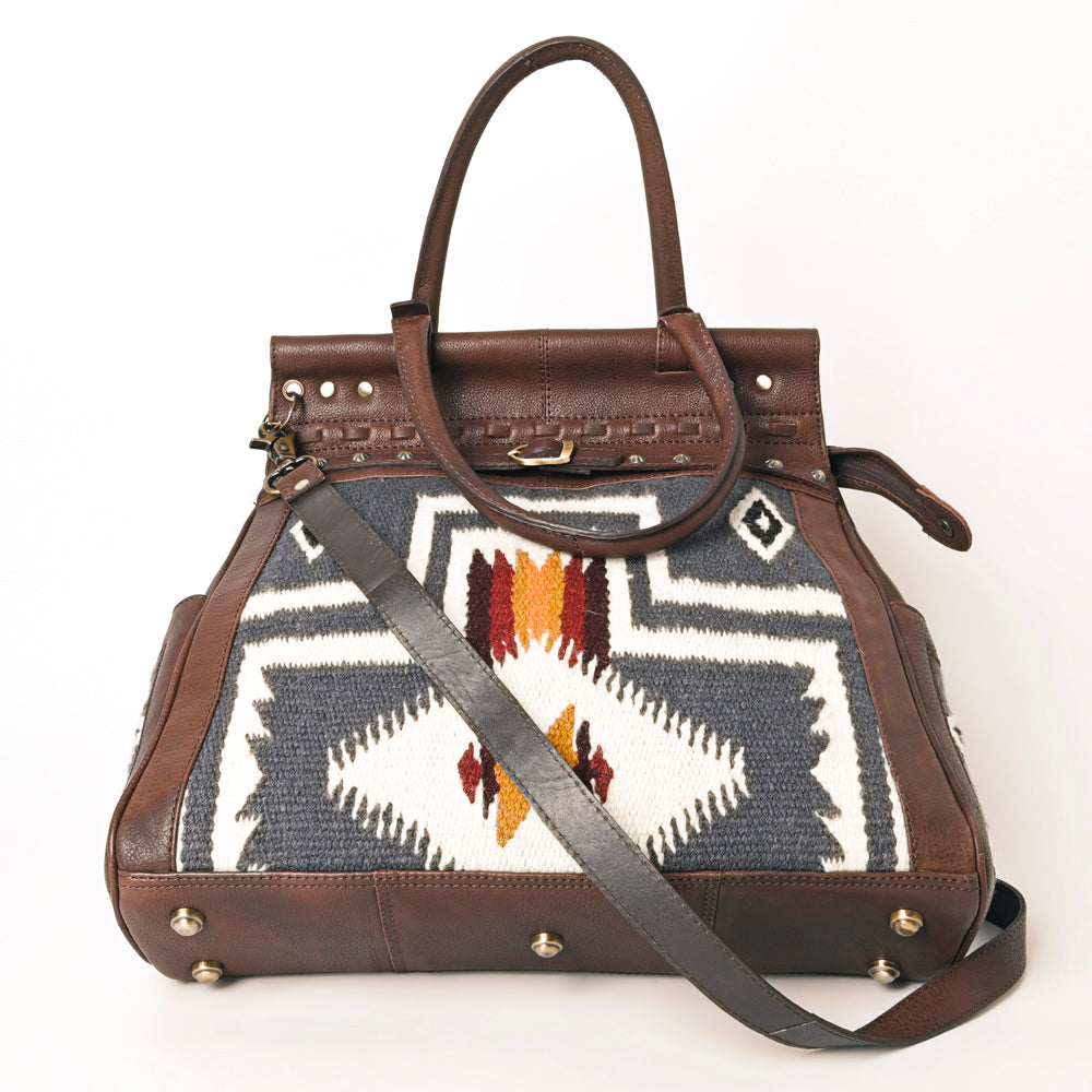 ADBGA400A Genuine Leather Western Handbag for Women - American Darling Saddle Blanket Style Purse | Perfect for Cowgirl Fashion, Rodeo Events & Western Lifestyle
