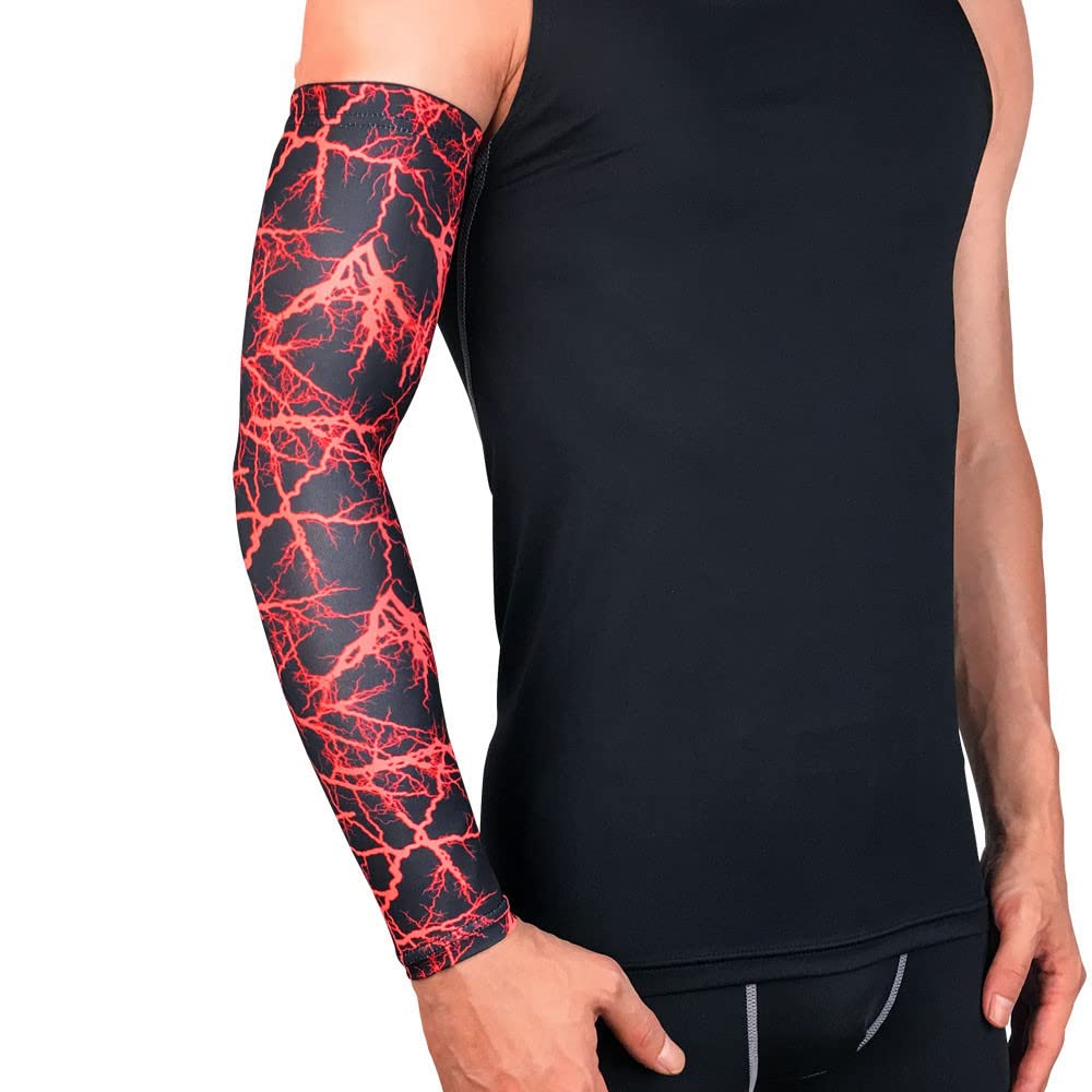 1Pcs Professional Sports Elastic Arm Guard - Basketball & Volleyball Arm Sleeves, Breathable Armband, Sport Elbow Pads & Arm Warmers - Perfect for Training, Games & Outdoor Activities