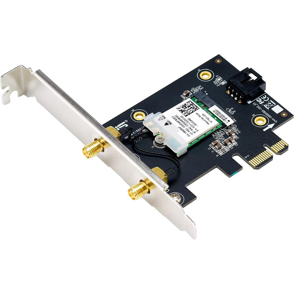 ASUS PCE-AX1800 WiFi 6 PCIe Adapter - Dual Band Wireless Network Card, Bluetooth 5.2, 1800Mbps High Speed for Gaming & Streaming - Perfect for Desktop PC & Home Office Setup
