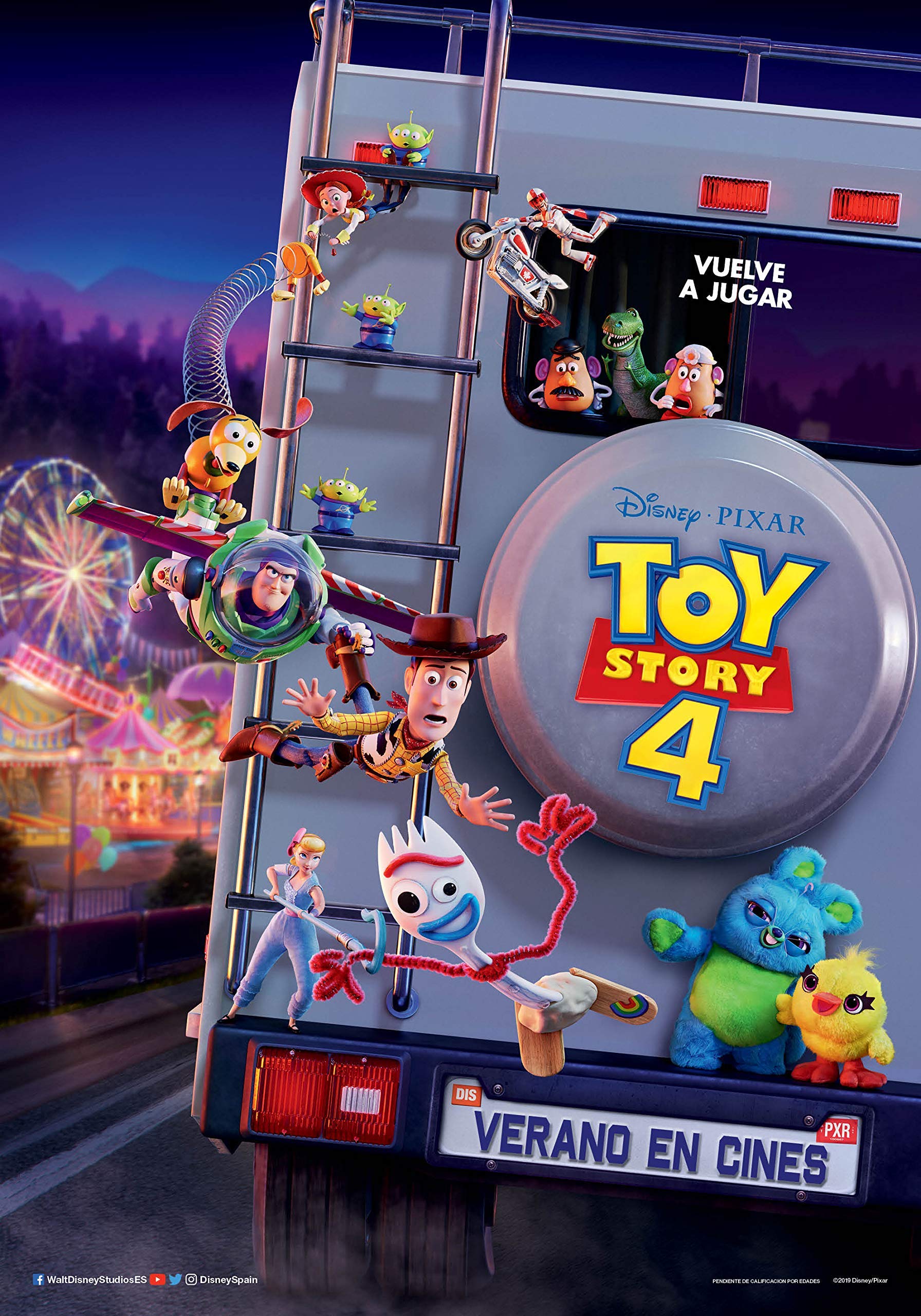Toy Story 4 DVD - Region Free International Edition - Perfect for Family Movie Nights & Kids Birthday Parties