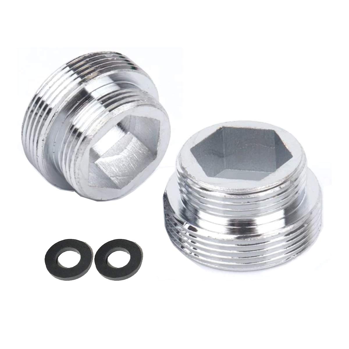 Brass Faucet Adapter - M22 to M20 Male Thread Aerator Converter for Bathroom & Kitchen Sink, Water Purifier Installation - Perfect for Connecting Filters, Sprayers, and Faucet Accessories