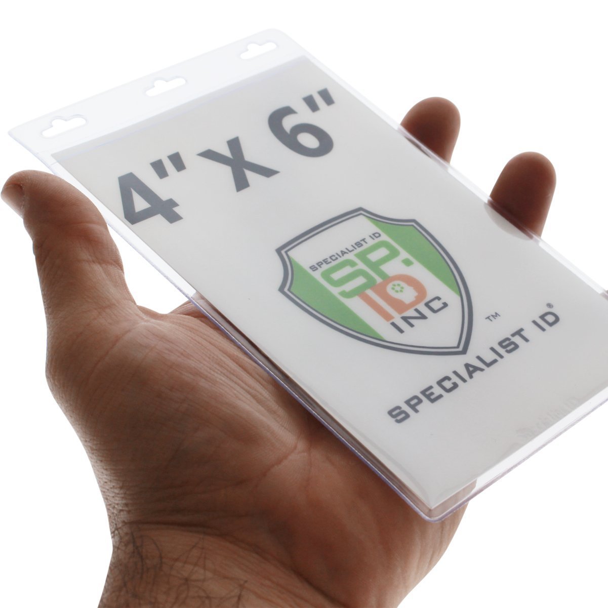 10-Pack Heavy Duty 4x6 Badge Holders with VIP Lanyards - for Events & Tickets