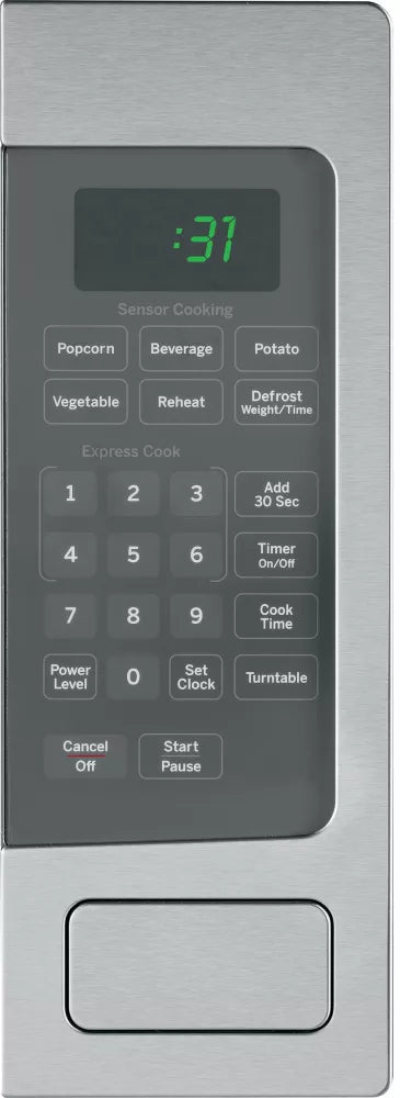 GE Profile PEM31SFSS 24-Inch Stainless Steel Countertop Microwave Oven - Perfect for Kitchens, Dorms & Small Spaces