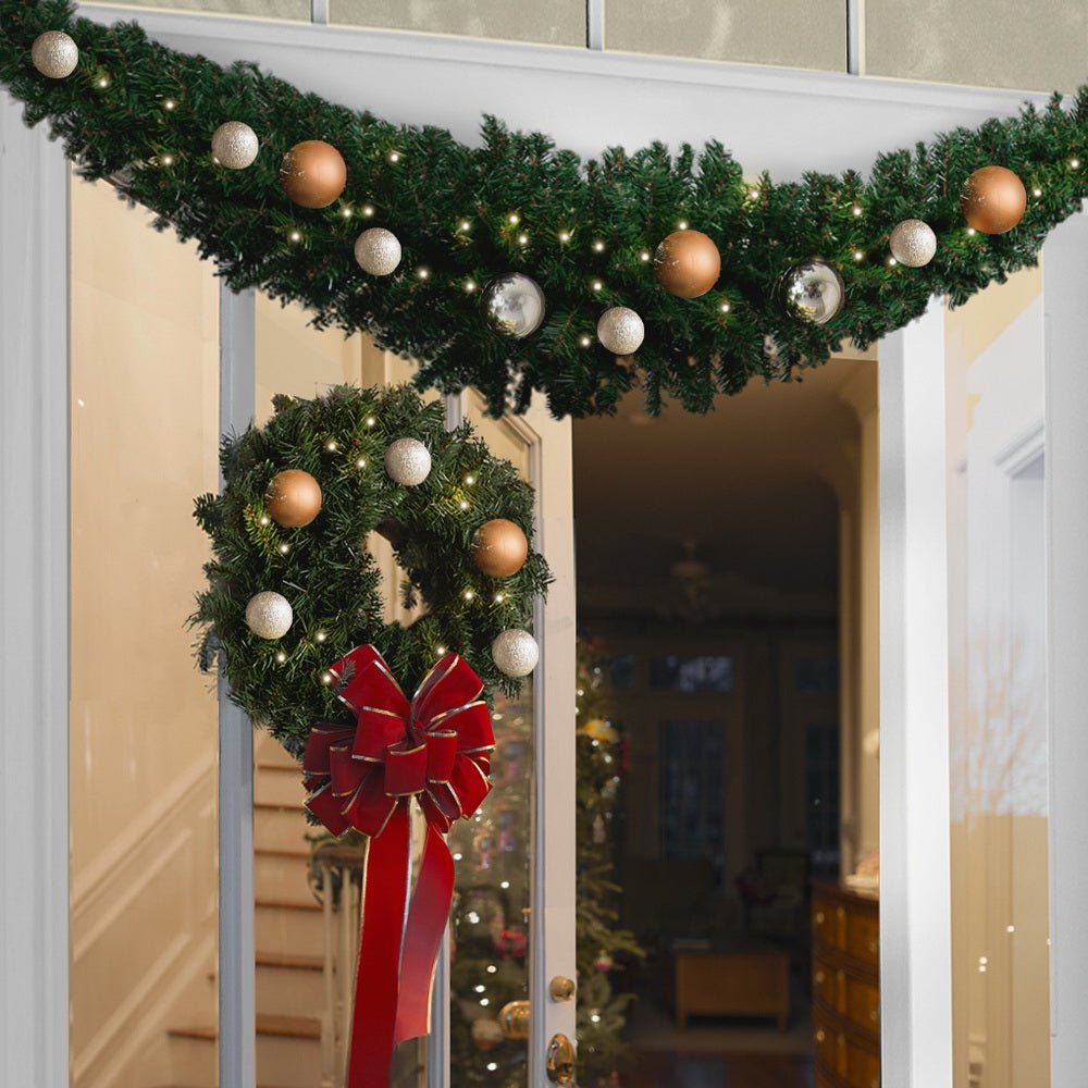 2.1M Christmas Garland - Premium Green Xmas Tree Decoration for Holiday Home Decor | Perfect for Christmas Trees, Fireplace Mantels & Staircase Railings