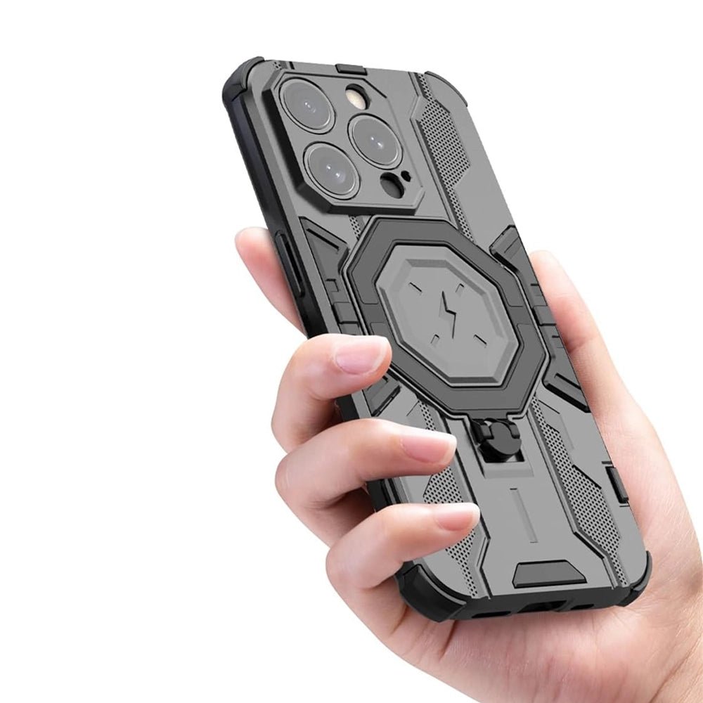HexLink Stealth MagSafe iPhone Case - Ultra Thin Protective Cover with Strong Magnets for iPhone 13/14/15 Pro Max - Perfect for Work, Travel & Wireless Charging