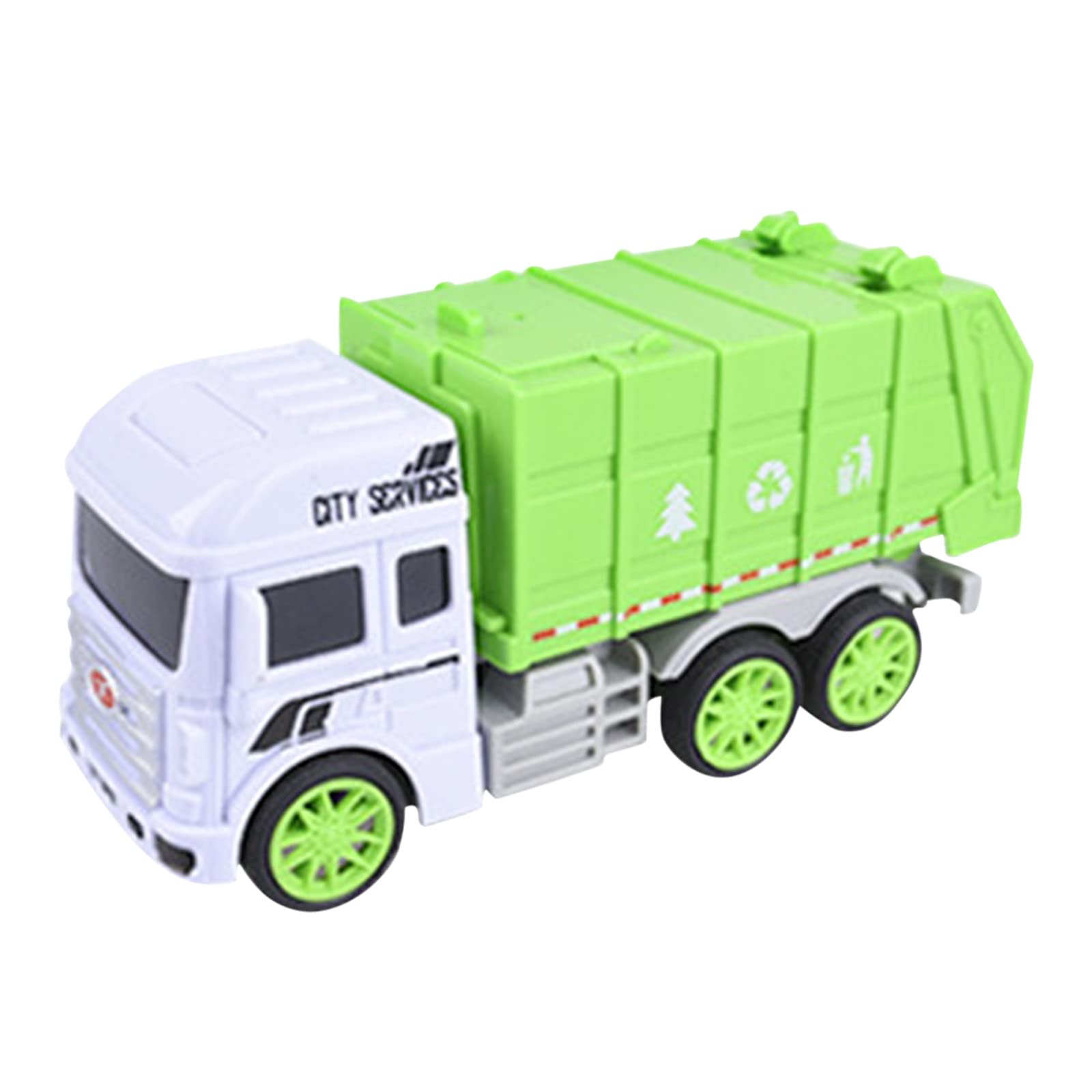 Garbage Truck Toy Set for Kids - 3-Piece Sanitation Vehicle Playset for Boys & Girls Ages 1-3 Years (12-18 Months & Up) | Toddler Educational Car Toys | Perfect for Birthday Gifts & Pretend Play Waste Collection Games
