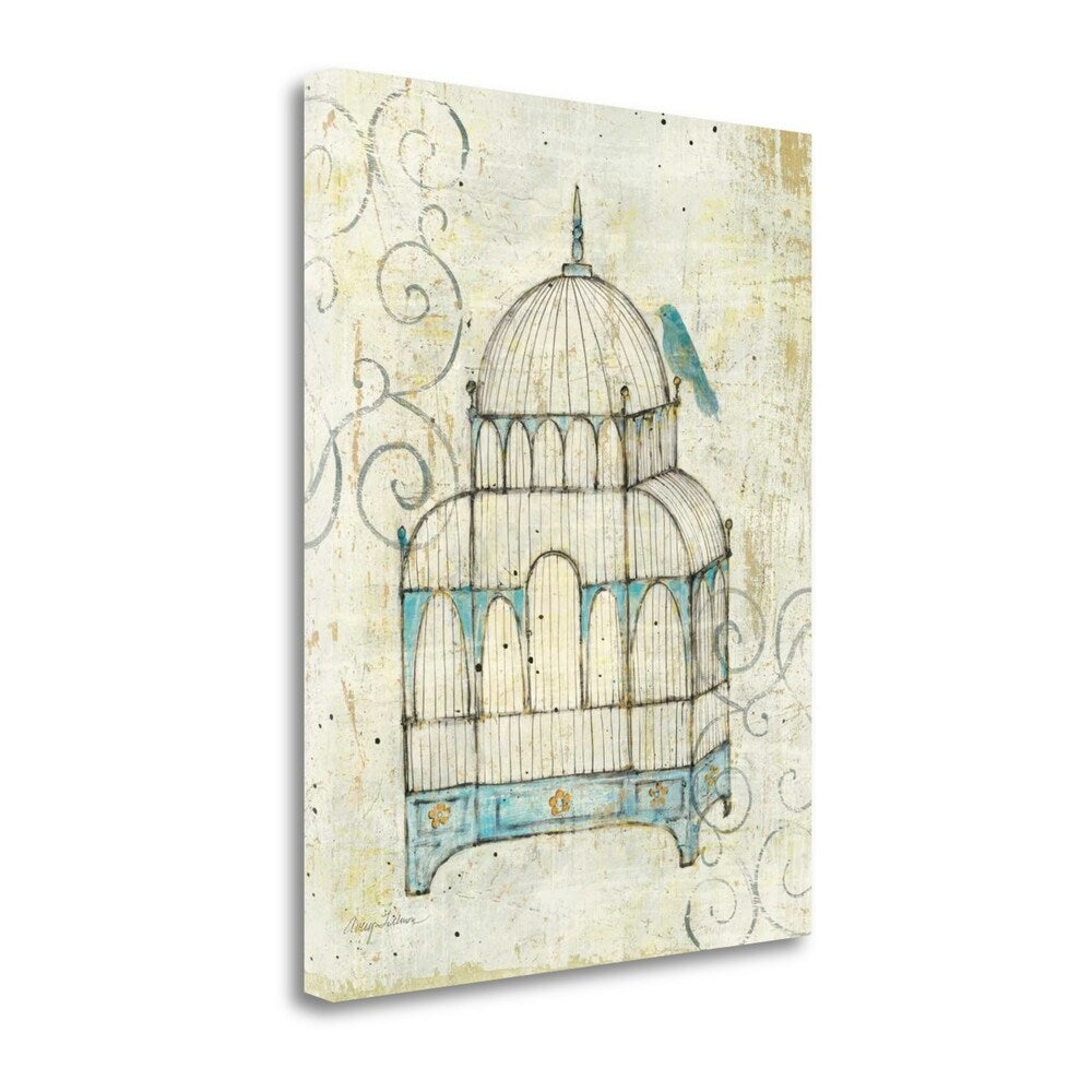 Avery Tillmon Bird Cage II - Fine Art Giclee Print on Gallery Wrap Canvas, Ready to Hang Wall Decor for Living Room, Bedroom & Office
