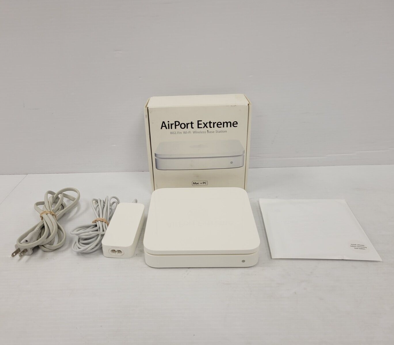 Apple A1143 AirPort Extreme WiFi Base Station - High-Speed Wireless Router for Home & Office Networking | Seamless Internet Connectivity for Streaming, Gaming & Smart Devices