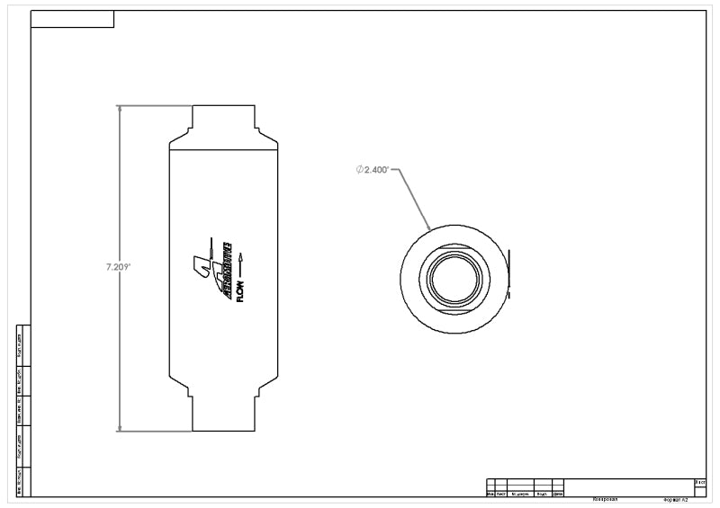 Aeromotive Pro Series 10 Micron Fabric Replacement Filter Element for 12310 Filter Assembly - High Performance Fuel Filtration for Racing & Automotive Applications
