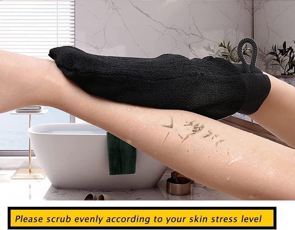 Premium Exfoliating Glove for Dry to Normal Skin - CSOK Body Scrub Mitt for Self-Tan Removal & Application - Viscose Fiber Exfoliator - Ideal for Pre-Tan Prep & Post-Tan Care (Pack of 1)