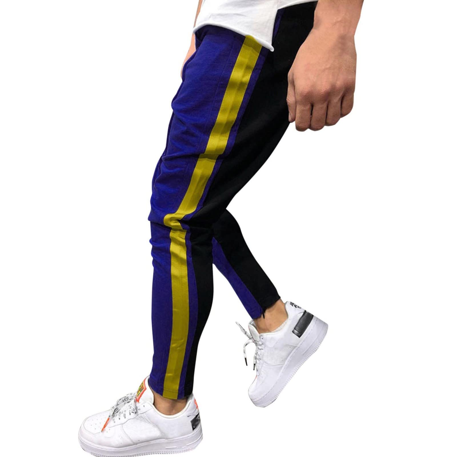 Men's Khaki Cargo Jogger Pants - Lightweight Hiking & Outdoor Adventure Pants for Casual Wear, Travel & Work