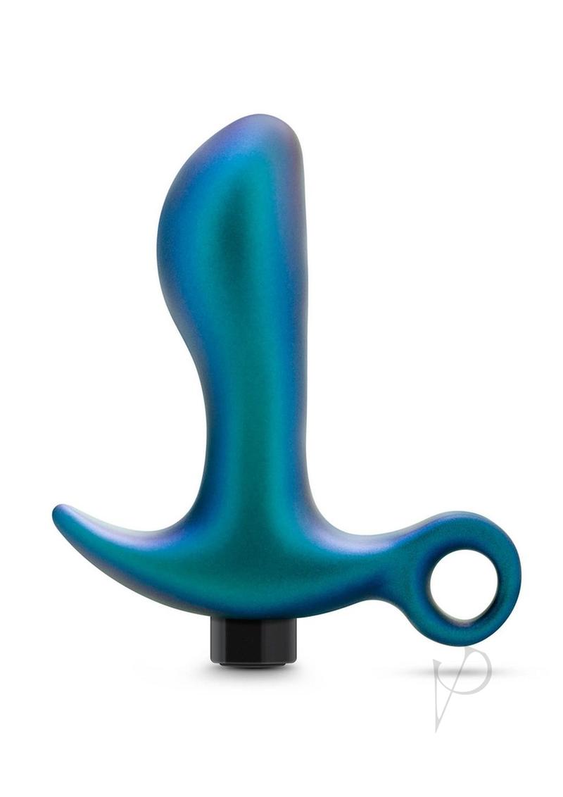 Rechargeable Silicone Anal Plug - Lunar Blue | Remote Control Vibrating Butt Plug for Men & Women | Adult Sex Toy for Couples Play, BDSM & Solo Pleasure