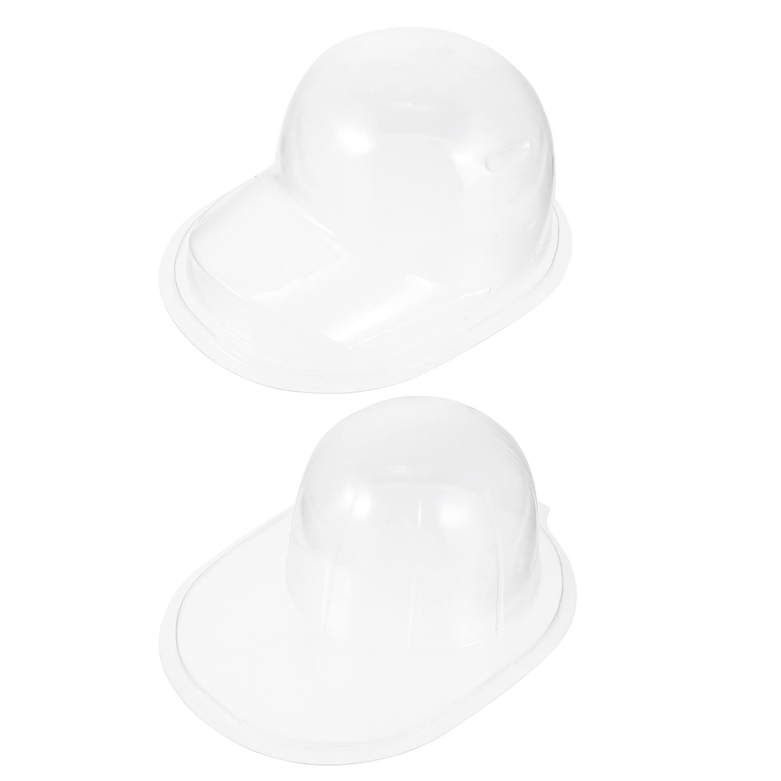 Zerodeko 2-Pack Inflatable Hat Stand for Baseball Caps - Portable Clear Hat Shaper & Wig Display Holder - Perfect for Closet Organization, Retail Stores, and Travel Accessories