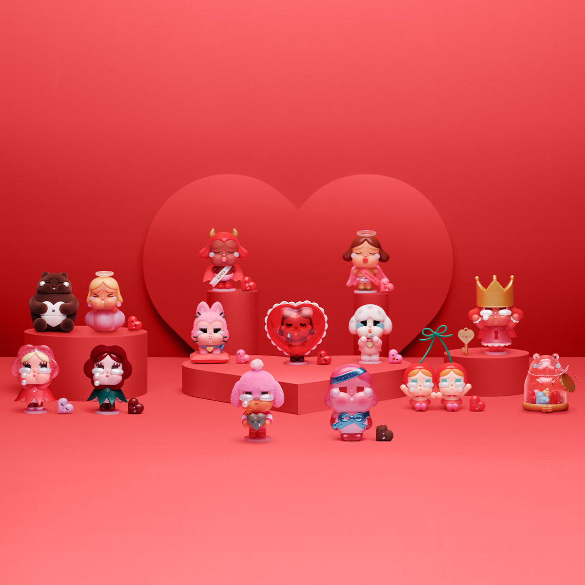 CryBaby Crying For Love Display - 12 Piece Set for Baby Showers, Nursery Decor, and Themed Parties