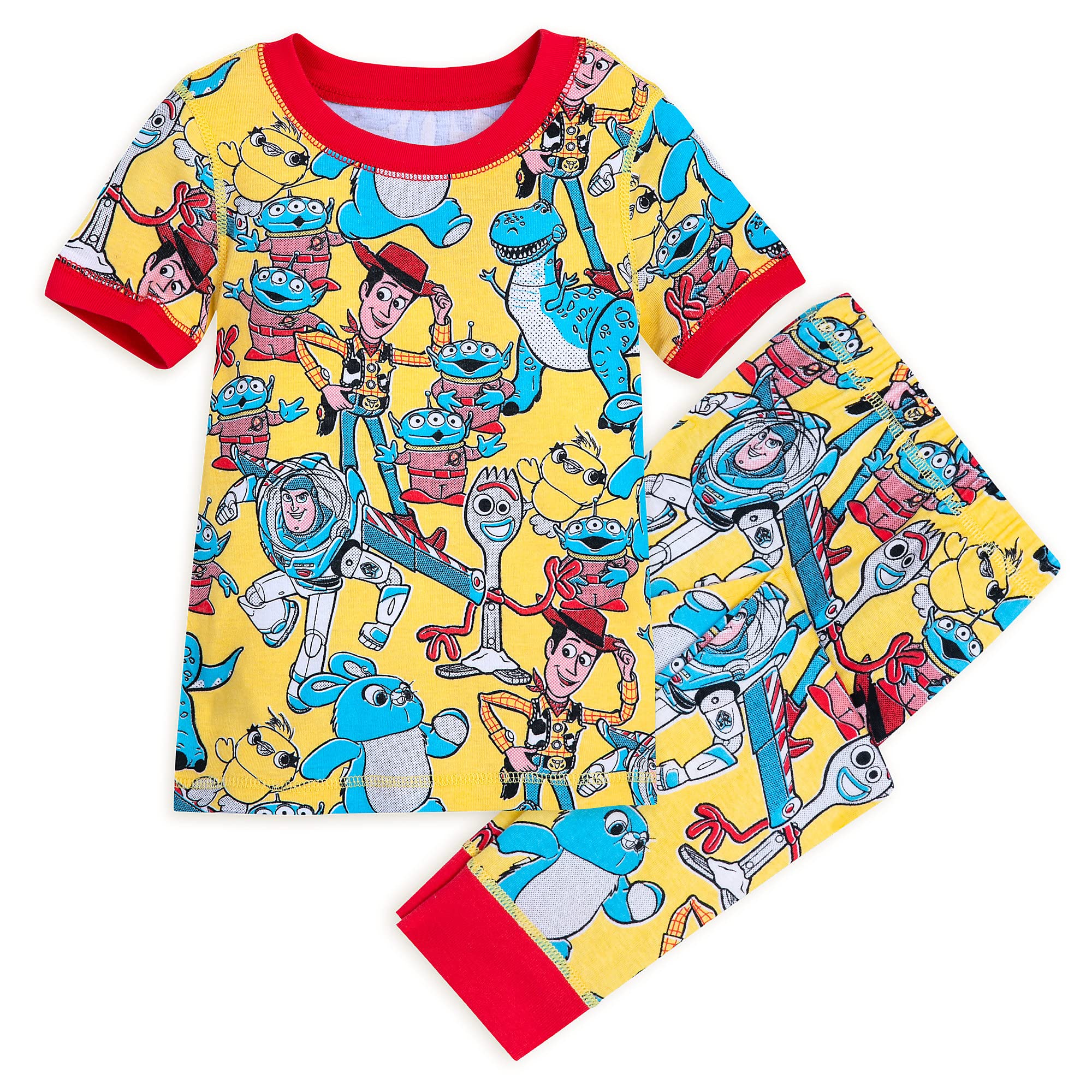 Disney Pixar Toy Story 4 Kids Pajama Set - Soft & Comfortable Sleepwear for Boys & Girls - Perfect for Bedtime, Sleepovers & Movie Nights