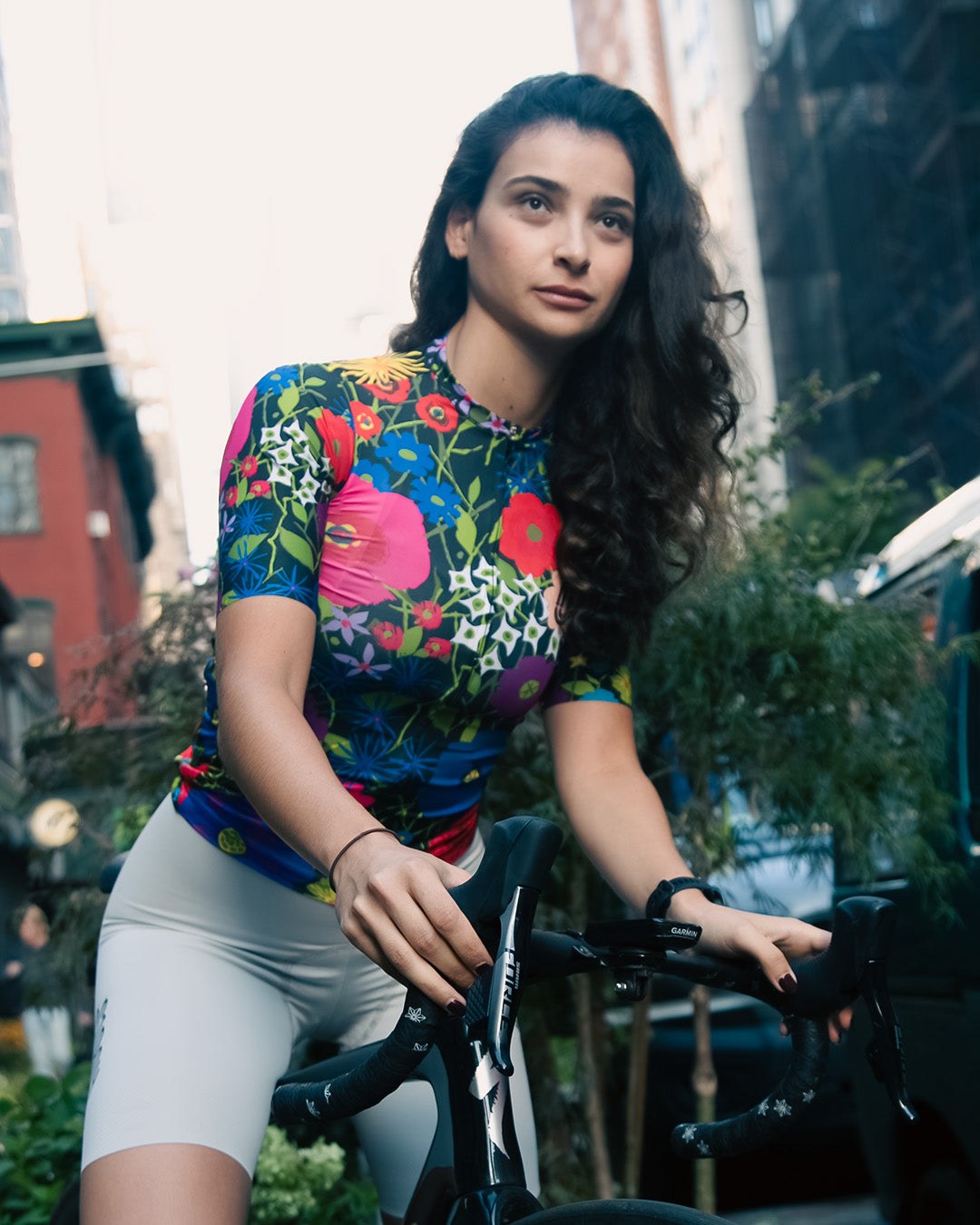 Fiori Notturni Mesh Women's Jersey - Comfortable Breathable Summer Tops for Casual Wear, Night Out & Beach Vacation