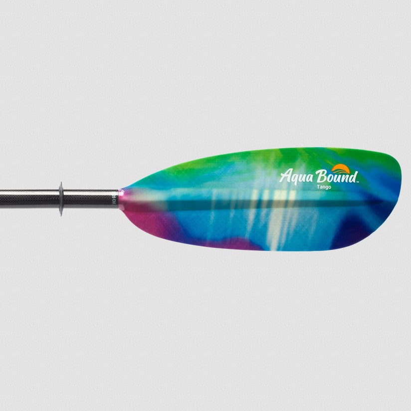 Aquabound Tango Fiberglass Kayak Paddle with Posi-Lok Adjustable System & Carbon Shaft - Lightweight & Durable for Kayaking, Canoeing, and Stand-Up Paddleboarding
