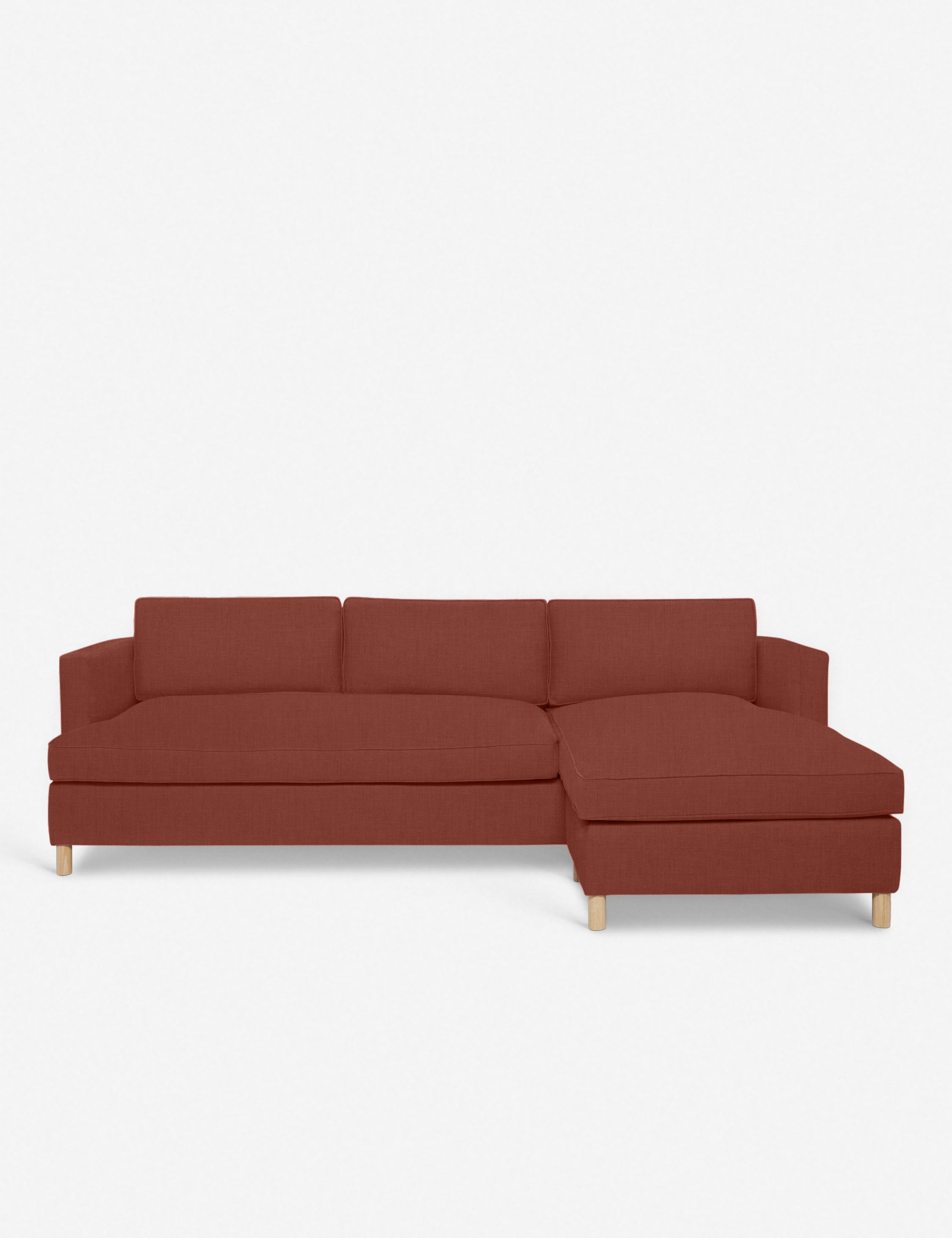 Belton Sectional Sofa by Ginny Macdonald - Modern L-Shaped Couch for Living Room, Lounge & Family Room - Comfortable Fabric Upholstery with Reversible Chaise