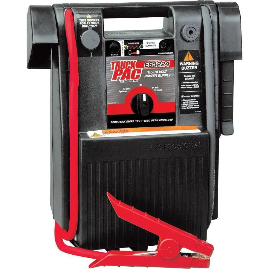 Clore Truck Pac 1500/3000 Peak Amp 12/24V Jump Starter - Heavy Duty Vehicle Battery Booster for Trucks, RVs & Large Engines - Emergency Roadside Assistance Power Supply