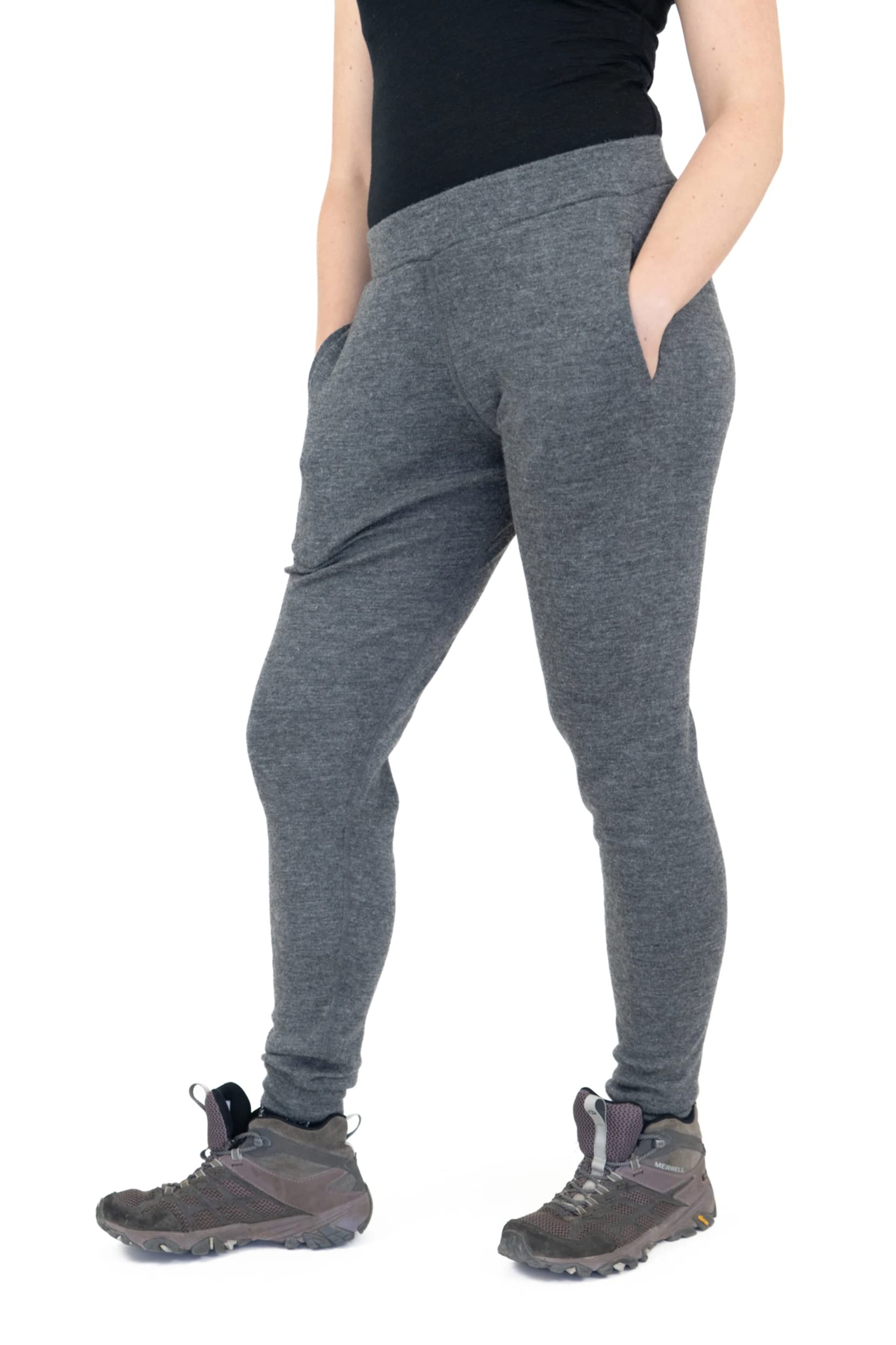 Premium Women's 230 Royal Alpaca Sweatpants - Ultra Lightweight, Soft & Warm Eco-Friendly Hiking Pants for Outdoor Adventures & Winter Travel