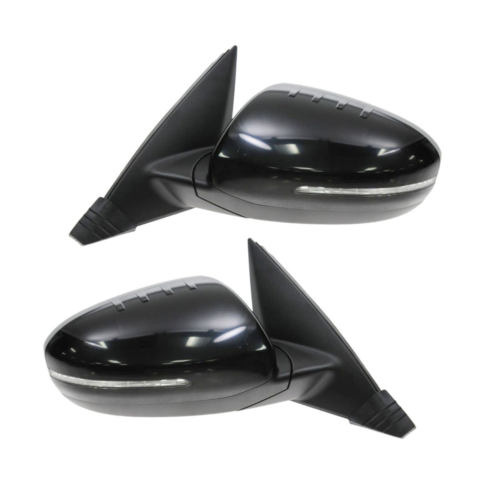 11-13 Kia Optima Hybrid Power Turn Signal Mirrors - Left & Right Side Pair Set | Replacement Side View Mirrors with Turn Signal Lights for Enhanced Safety & Style | Perfect for Daily Commuting & Night Driving