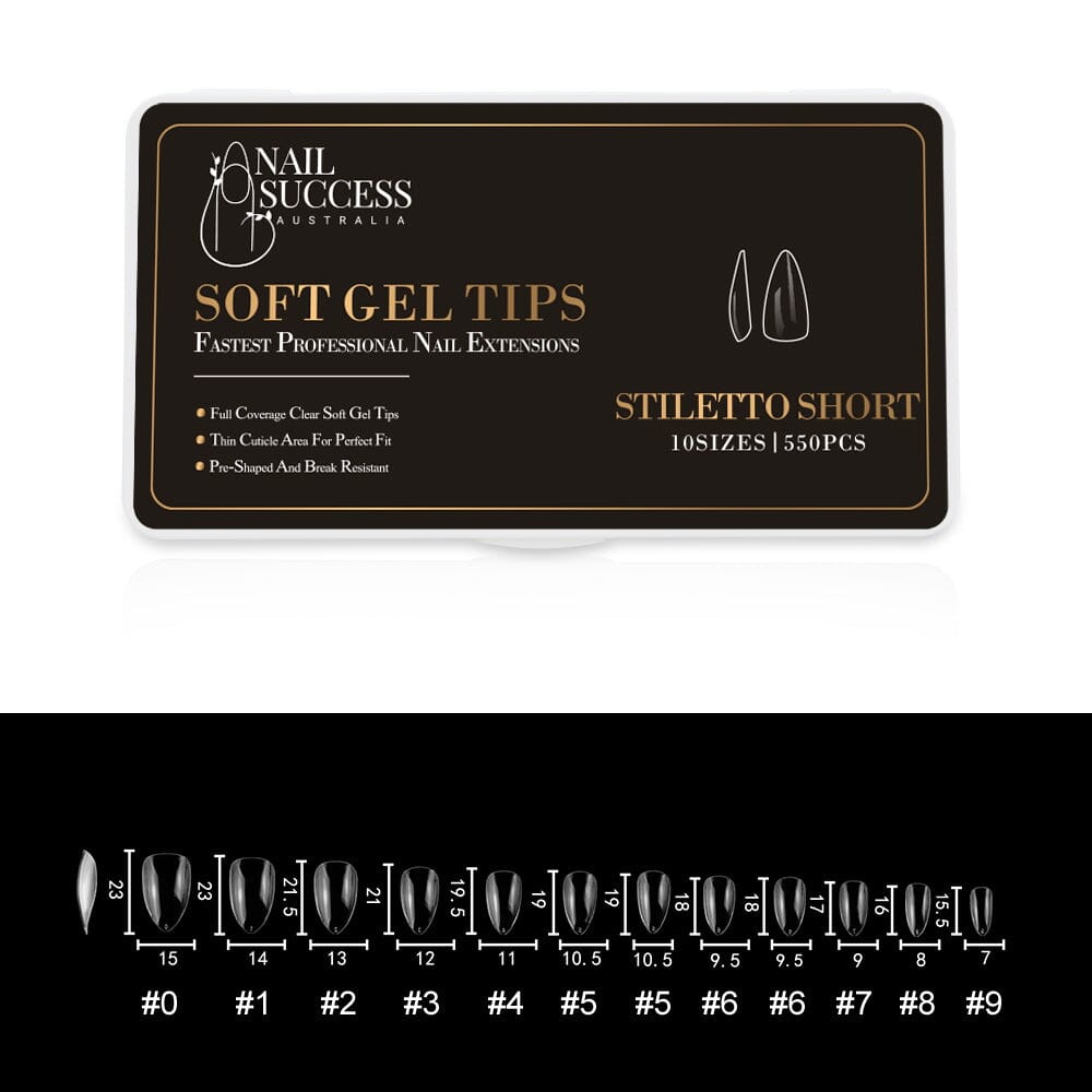Soft Gel Press On Nails - Natural Looking Fake Nails with Easy Application for Manicures & Special Occasions