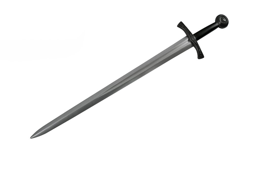 SZCO Supplies Latex Excalibur Sword - Realistic Medieval Costume Prop for LARP, Cosplay, Halloween & Theater Performances