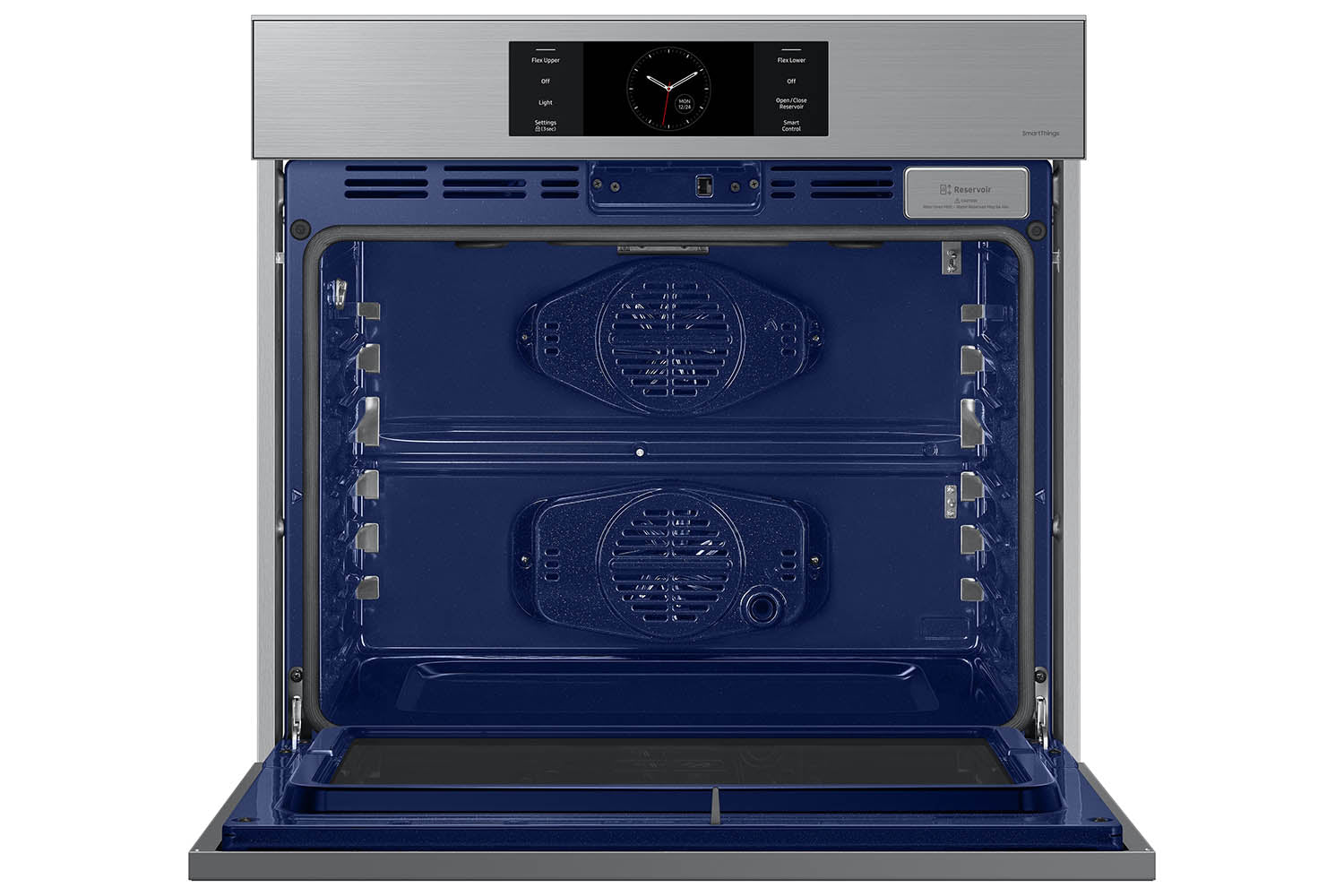 Samsung BESPOKE 5.1 cu. ft Stainless Steel Smart Wall Oven - NV51CG700SSRAA | Built-in Convection Oven for Modern Kitchens, Perfect for Baking, Roasting & Entertaining