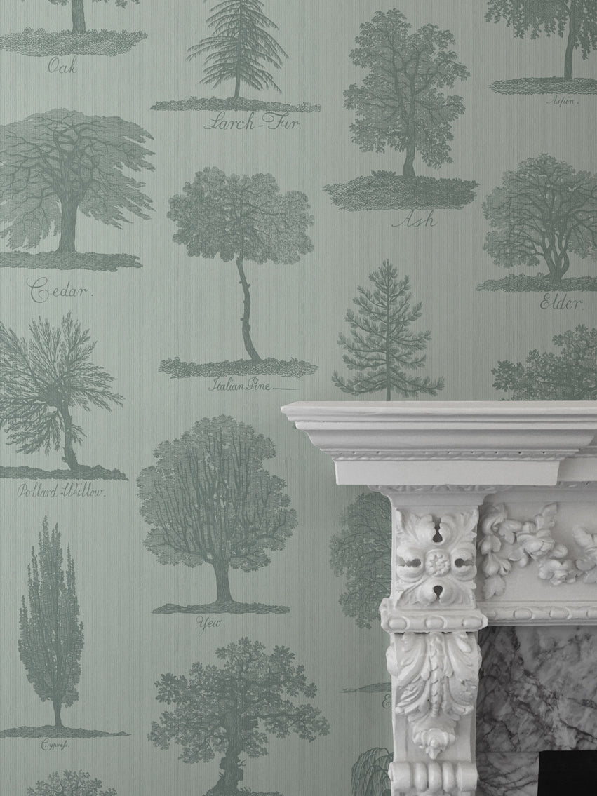 Arboreta Wallpaper - Premium Peel and Stick Wallpaper for Home Decor | Perfect for Living Room, Bedroom, and Nursery