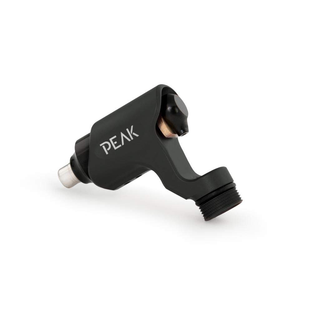 Peak - Tanza Rotary Tattoo Machine with Axi Grip - Professional Cartridge Tattoo Pen for Artists - Lightweight Aluminum Body - Black - Perfect for Fine Line, Shading & Color Packing Tattoos