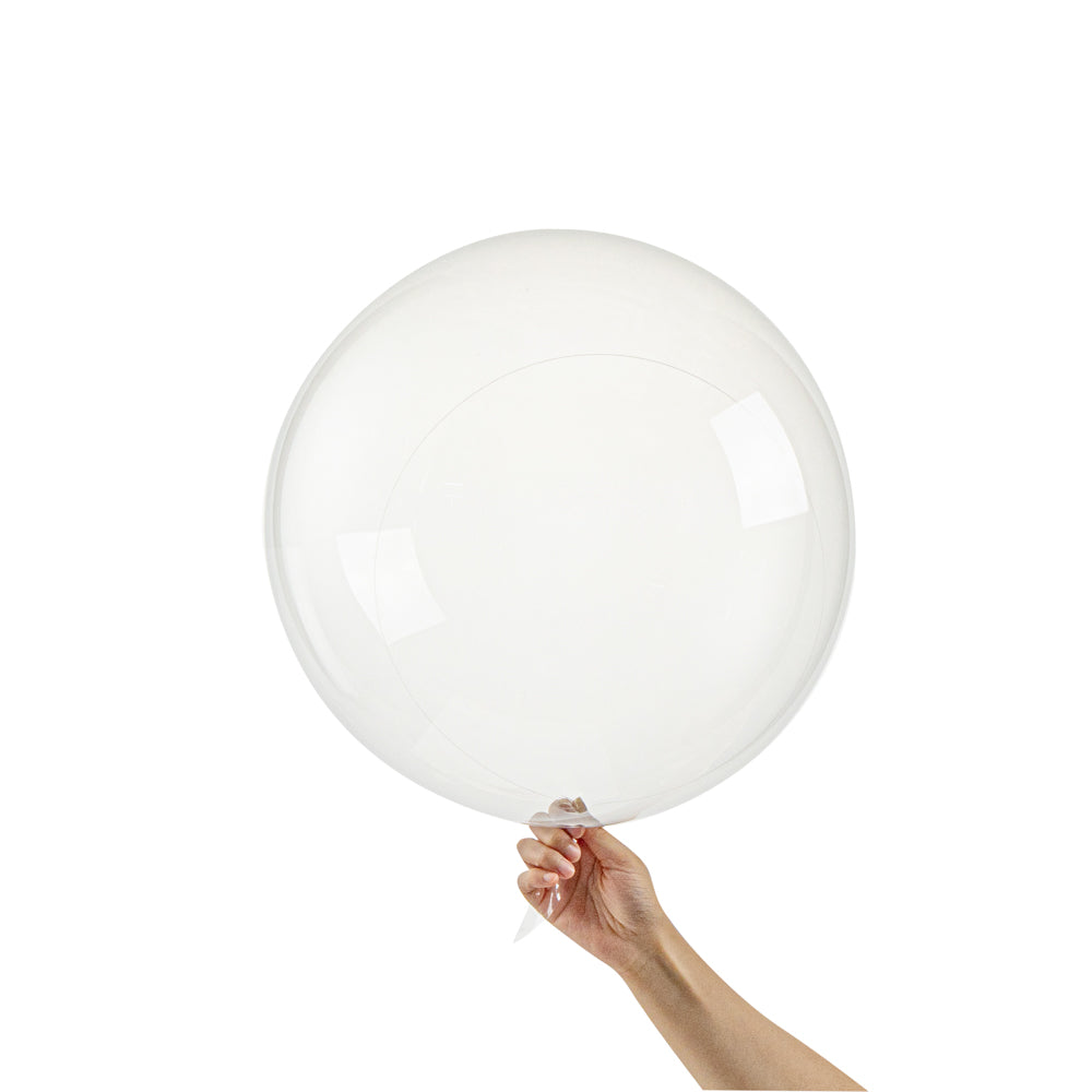 Balloonify Clear Bobo Balloons - 24 Pack (10 Count Box) - Perfect for Birthday Parties, Baby Showers & Decorations