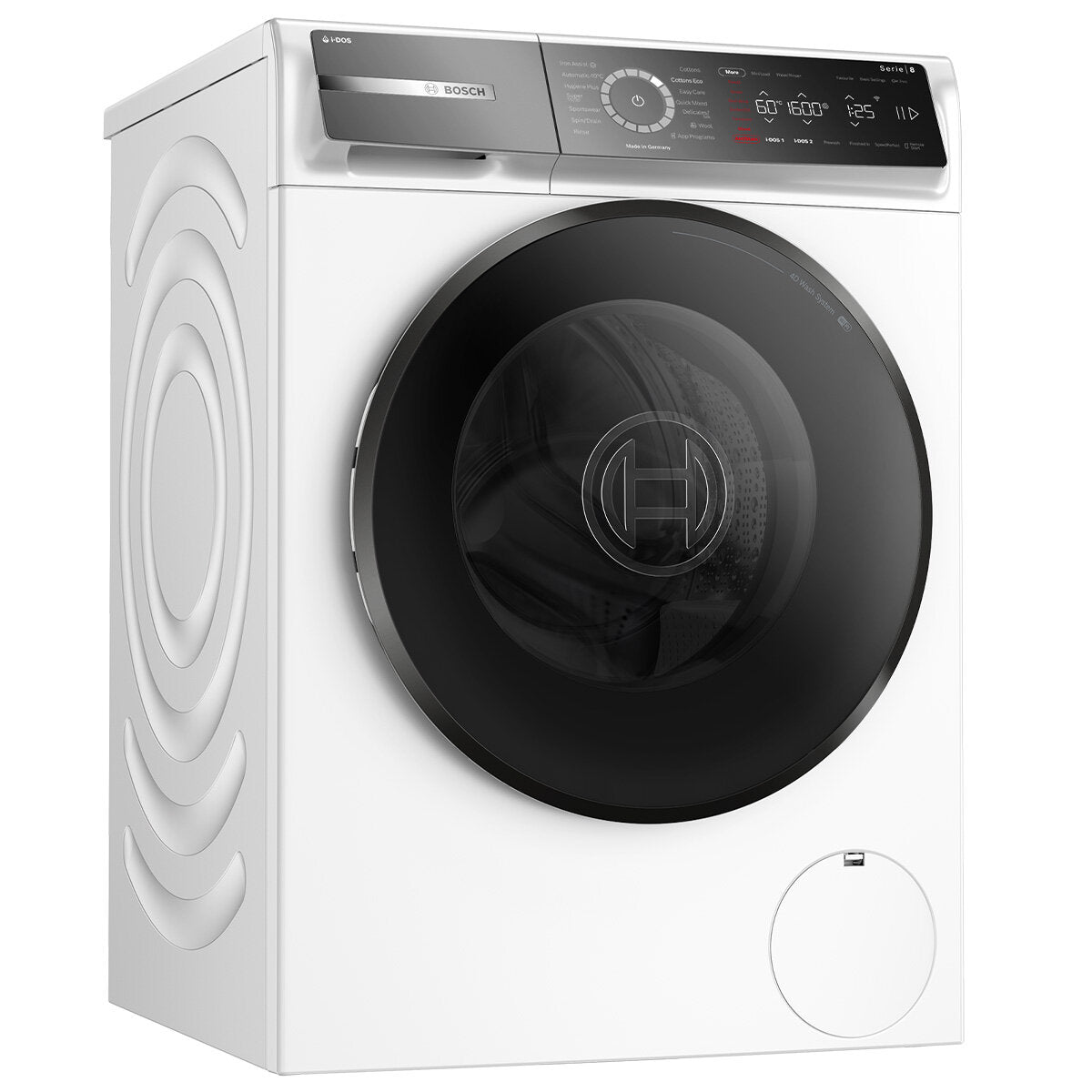 Bosch Series 8 10kg Front Load Washing Machine with i-DOS WGB256A1AU - Energy Efficient Smart Washer for Large Families | Perfect for Laundry Rooms & Apartments