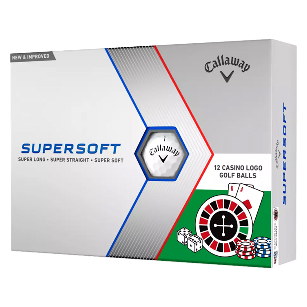 Callaway Supersoft Limited Edition Golf Balls - 12 Pack/Dozen | Ultra-Low Compression for Maximum Distance & Soft Feel | Perfect for Beginners & High Handicap Players on the Course
