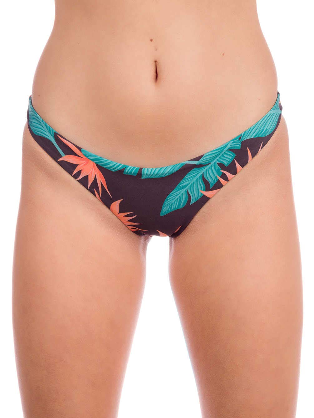 Hurley Women's Quick Dry Compression Solid Bikini Bottom - High Waisted Swimwear for Surfing, Swimming & Beach Activities