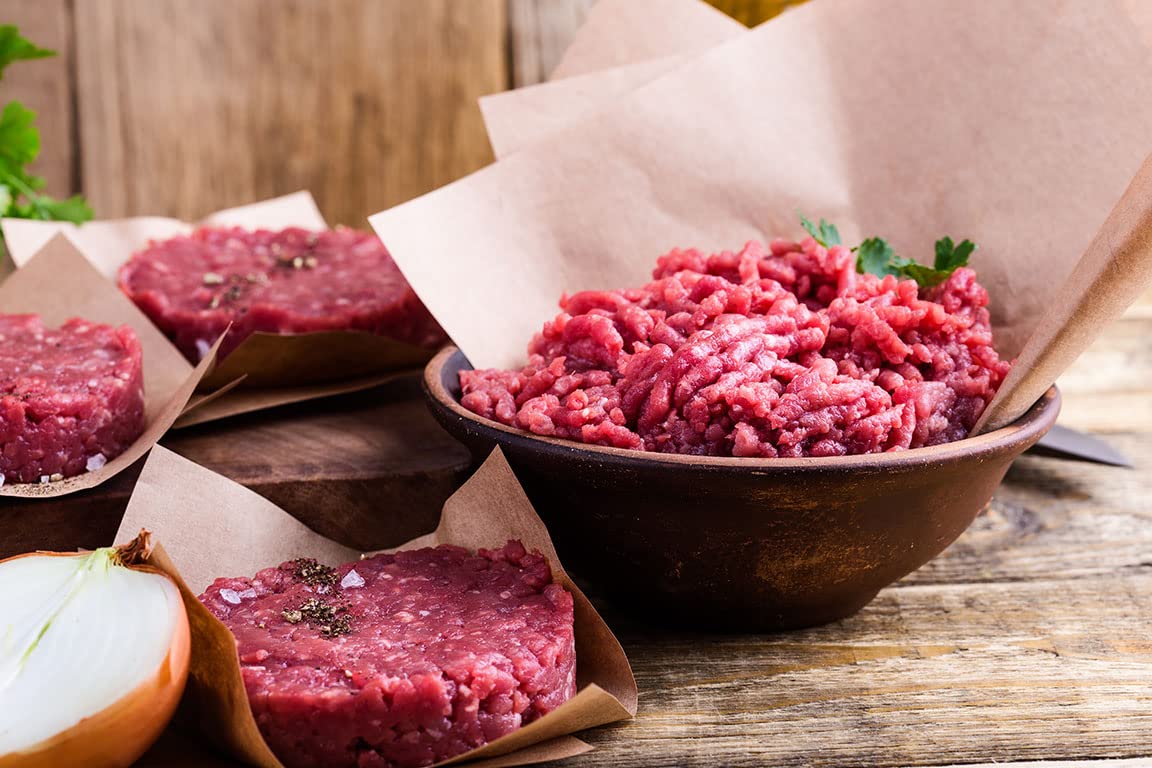 Premium Wellborn 2R Ranch All-Natural Texas Ground Beef - 10lb Bundle of Prime Cut Steak Quality Beef for Grilling, Burgers & Family Meals