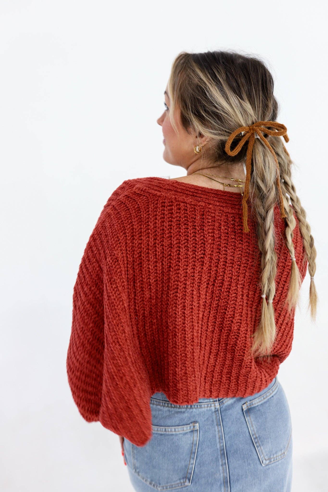 Crochet Hair Bow for Women & Girls - Handmade Boho Headband, Fashion Hair Accessory for Weddings, Parties & Everyday Style