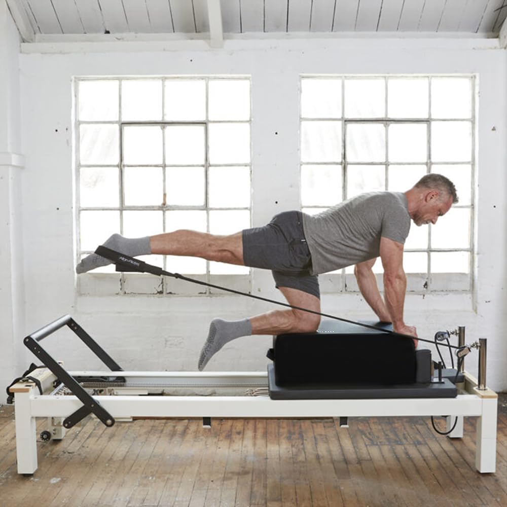 Premium Pilates Reformer Box - High-Density Foam Sitting Box for Pilates Equipment, Stretching & Balance Training Accessories | Perfect for Home Gym, Studio Workouts & Rehabilitation Exercises