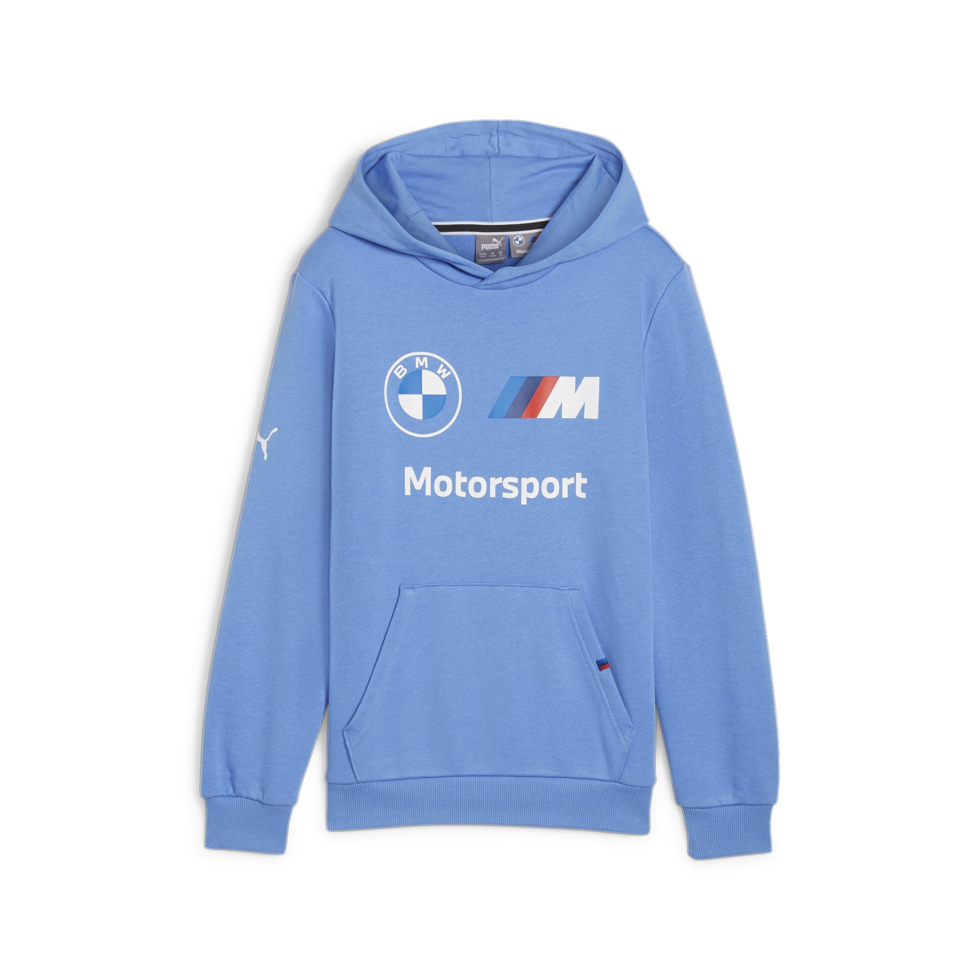 PUMA Unisex Kids BMW M Motorsport Hoodie - Comfortable & Stylish Pullover for Boys & Girls - Perfect for School, Sports & Casual Wear